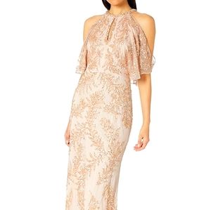 Aidan Mattox Gown w/ Beaded Embellishment - bridesmaid, black tie, gala, etc.